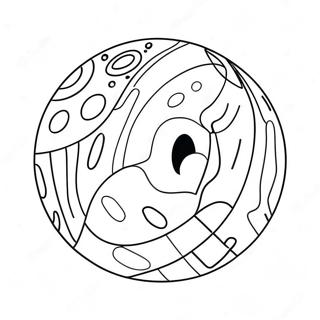 Colorful Bouncy Ball Coloring Page 71863-57728