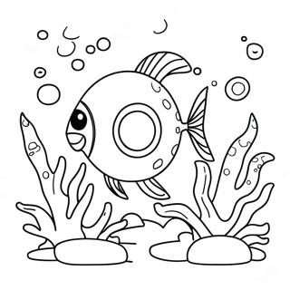 Connect The Dot Underwater Scene Coloring Page 71883-57746