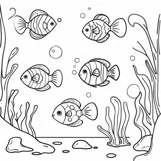 Connect The Dot Underwater Scene Coloring Page 71883-57747