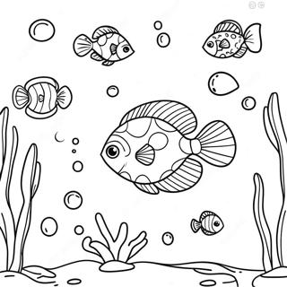 Connect The Dot Underwater Scene Coloring Page 71883-57748