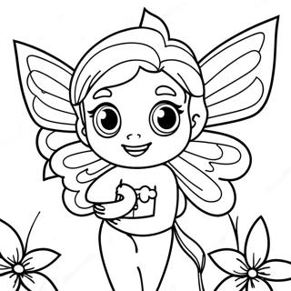 Silvermist Fairy Coloring Page 71892-57743