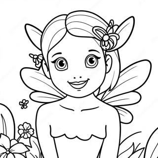 Silvermist Fairy Coloring Page 71892-57744