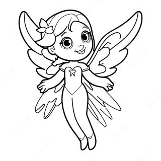 Silvermist With Magical Wings Coloring Page 71893-57753