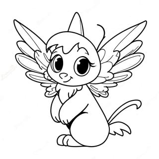 Silvermist With Magical Wings Coloring Page 71893-57754