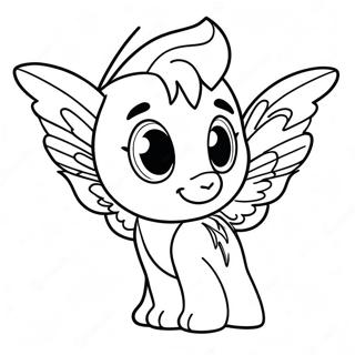 Silvermist With Magical Wings Coloring Page 71893-57756