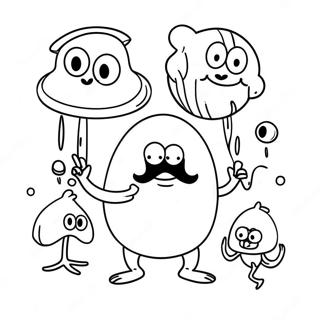 Funny Oddballs Coloring Page 71903-57760