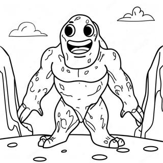 Lava Monster Coloring Page 71922-57770