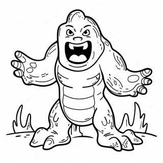 Lava Monster Coloring Page 71922-57771