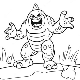 Lava Monster Coloring Page 71922-57772