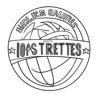 Harlem Globetrotters Coloring Pages