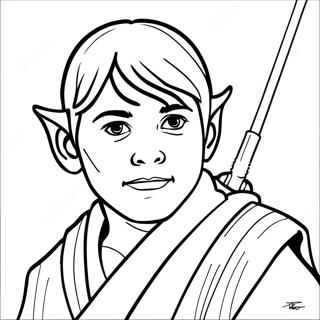 Young Jedi Coloring Page 72002-57834