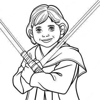 Young Jedi Coloring Page 72002-57835