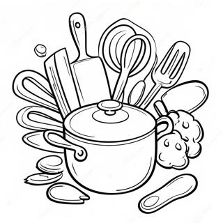 Cooking Utensils Coloring Page 72012-57847