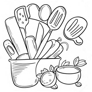 Cooking Utensils Coloring Page 72012-57848