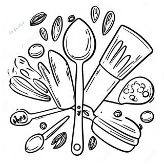 Colorful Cooking Utensils Coloring Page 72013-57844