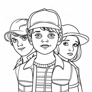 Stranger Things Coloring Page 7201-5914