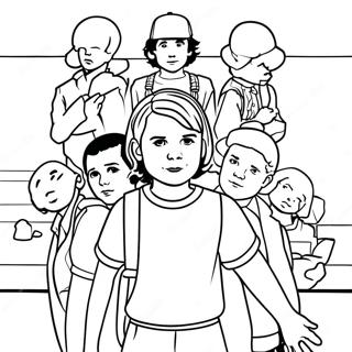 Stranger Things Coloring Page 7201-5915