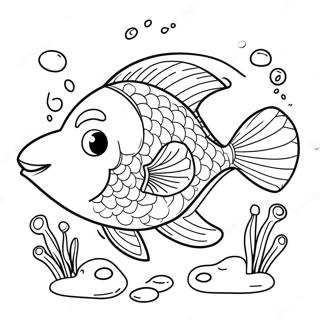 Oona With Colorful Fish Coloring Page 72023-57855