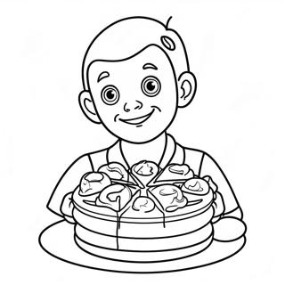 Eleven With Waffle Coloring Page 7202-5911