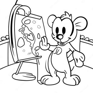 Disney Mystery Coloring Page 72052-57875