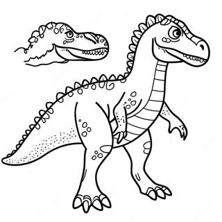 Baryonyx Dinosaur Coloring Page 72062-57882