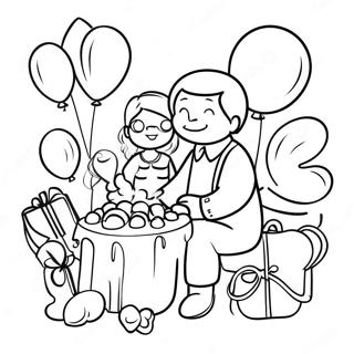 Happy Retirement Celebration Coloring Page 72092-57906