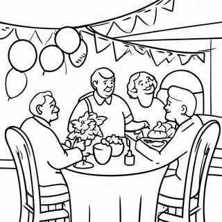 Joyful Retirement Party Coloring Page 72093-57910