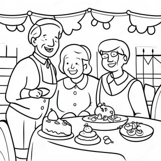 Joyful Retirement Party Coloring Page 72093-57912