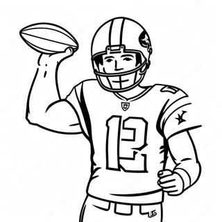 Tom Brady Coloring Pages