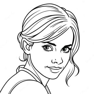 Emma Watson Coloring Pages