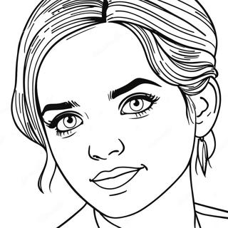 Emma Watson Coloring Page 72202-57994