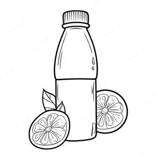 Drinking Water Bottle Coloring Page 72242-58030