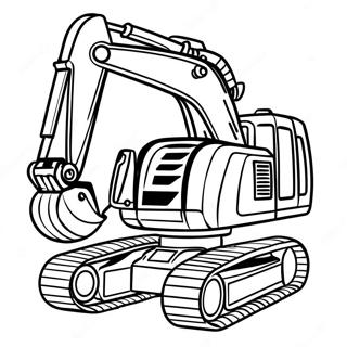 Mining Excavator Coloring Page 72252-58036