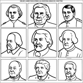 Famous Historical Figures Notability Coloring Page 72263-58048