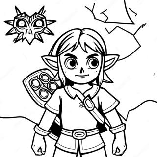 Link In Majora S Mask Coloring Page 72273-58055