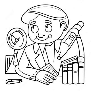 Investigators Coloring Pages