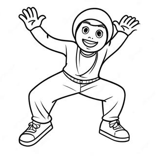 Whitty Fnf Dance Move Coloring Page 72293-58066