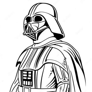 Darth Vader With Lightsaber Coloring Page 722-574