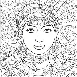 Laurel Burch Coloring Page 72312-58082