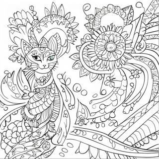 Laurel Burch Coloring Page 72312-58084