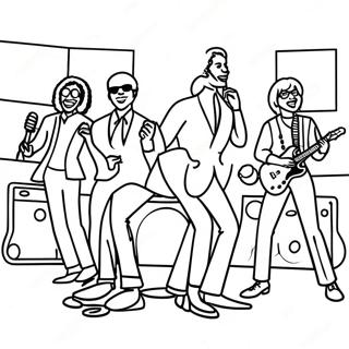 Motown Magic Coloring Pages