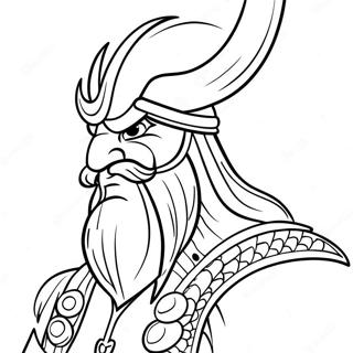 Minnesota Vikings Mascot Coloring Page 7232-5934