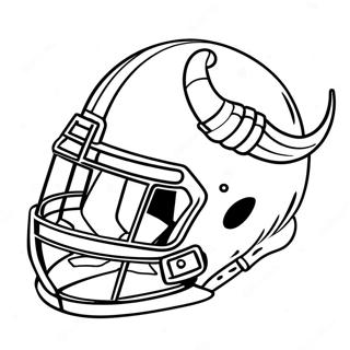 Minnesota Vikings Mascot Coloring Page 7232-6130