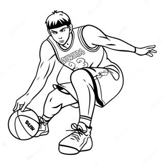 Kuroko's Basketball Coloring Pages