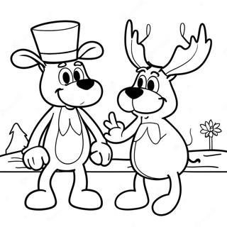 Rocky And Bullwinkle Coloring Page 72352-58119