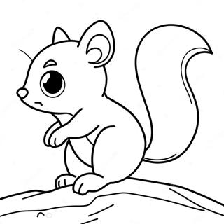 Rocky The Flying Squirrel Coloring Page 72353-58115