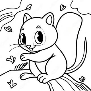 Rocky The Flying Squirrel Coloring Page 72353-58116