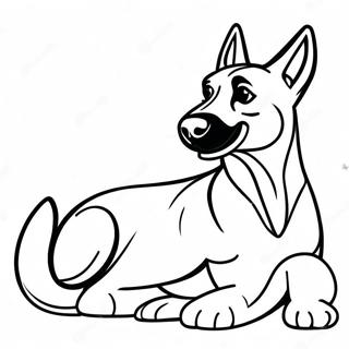 Belgian Malinois Coloring Pages