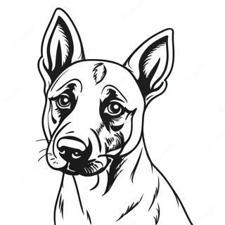 Belgian Malinois Puppy Coloring Page 72402-58159