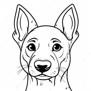 Belgian Malinois Puppy Coloring Page 72402-58160